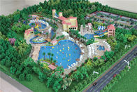 Amusement Park 3D Industrial Scale Models Warm LED Light Travel Case Packing