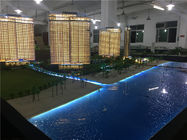 Exhibition 3D Model Architecture With Led Lighting System , Model Building Maker