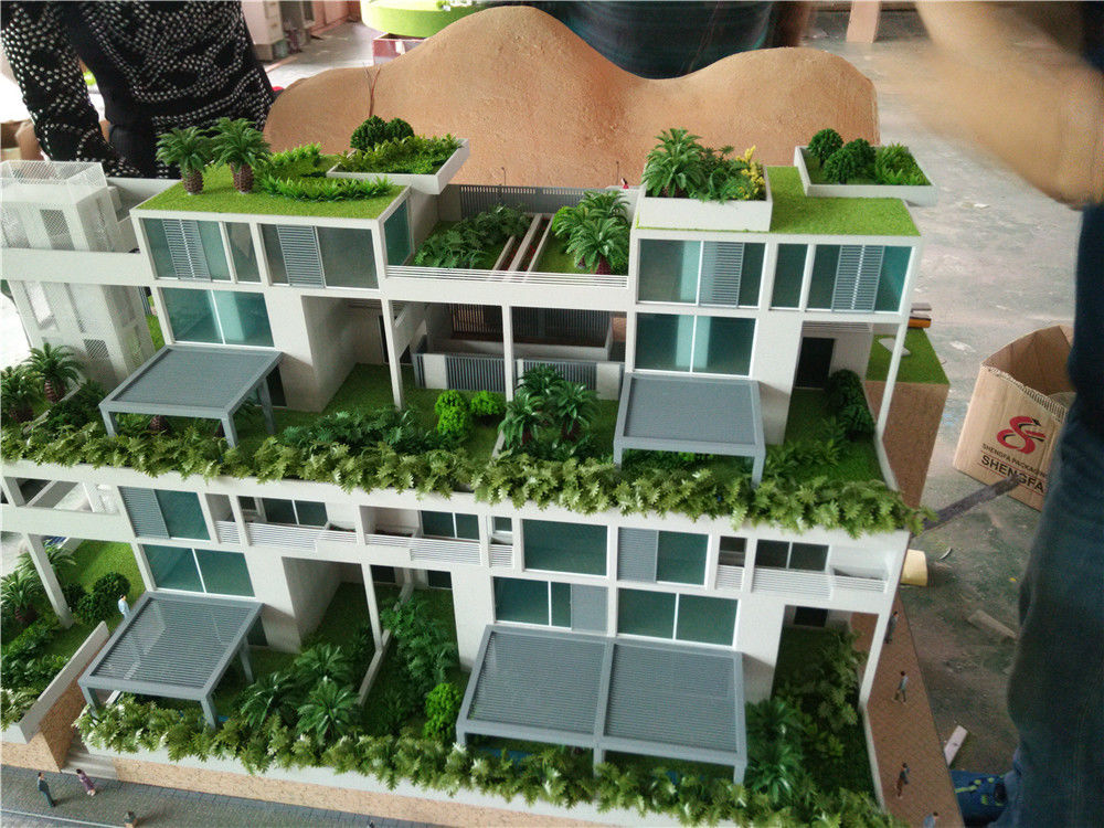 Large Scale Villa 3D Model , Commercial Residential Building 3D Model