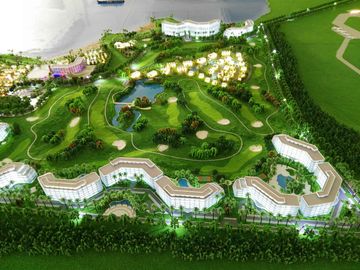 Exhibition Use Commercial Building Model Large Scale Villa Resort Style