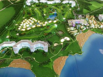 Exhibition Use Commercial Building Model Large Scale Villa Resort Style