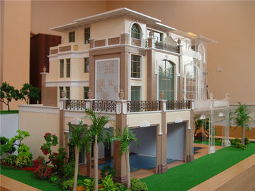 Fancy Laser Cut Architectural Model , 1 / 35 Scale Small House 3D Model