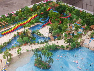 Handmade 3D Amusement Park Model Acrylic Plastic Material 1 * 1 . 2M