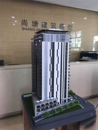 1/75 Scale Architectural Model Making Materials， Public Building Model With White Light