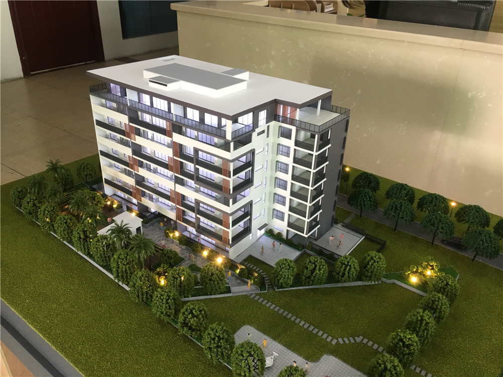 Acrylic Plastic Residential Building Model For Real Estate Display 1 ...