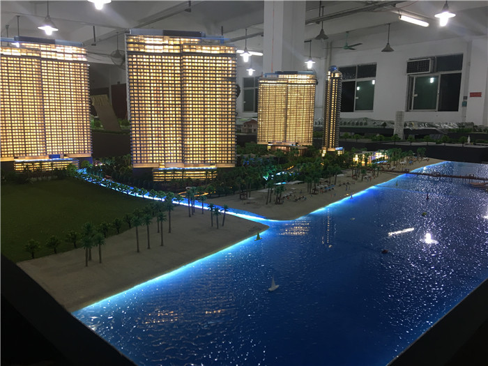 Exhibition 3D Model Architecture With Led Lighting System , Model ...