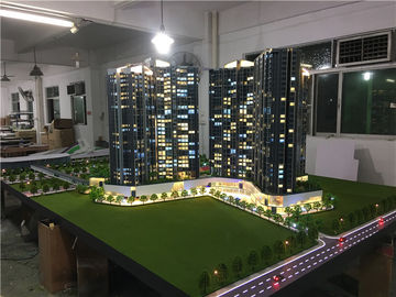 Real Estate Maquette Miniature Building Models With Light  , Construction Architecture Model Kits